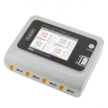 TK12000 ToolkitRC Q4AC LiPo 1-4S 5A 4 Kanal Ladegerät AC/DC